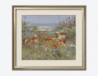 Celia Thaxter's Garden, Isles of Shoals, Maine 1890 (Childe Hassam, 1859-1935